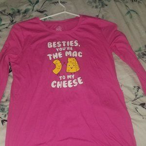 XL 14- 16 pink shirt and a LG pink shirt LG 10-12 purple shirt